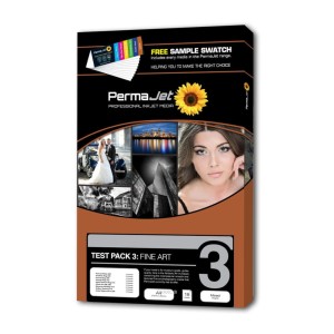 Zestaw testowy Papierów Fine Art PermaJet (A4 18 arkuszy) Test Pack 3