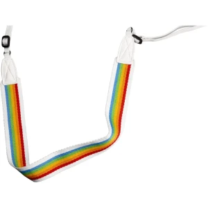 Pasek do aparatu Polaroid Camera Strap Flat Rainbow White