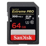 Karta pamięci Sandisk Extreme Pro SDXC 64GB 300/260 MB/s UHS-II U3