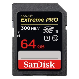 Karta pamięci Sandisk Extreme Pro SDXC 64GB 300/260 MB/s UHS-II U3