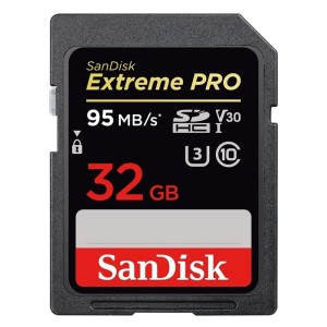 Karta pamięci Sandisk Extreme Pro SDHC 32GB 95/90 MB/s V30 UHS-I U3