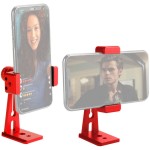 Ulanzi ST-04 obrotowy uchwyt statywowy 360 stopni do Smartfona czerwony