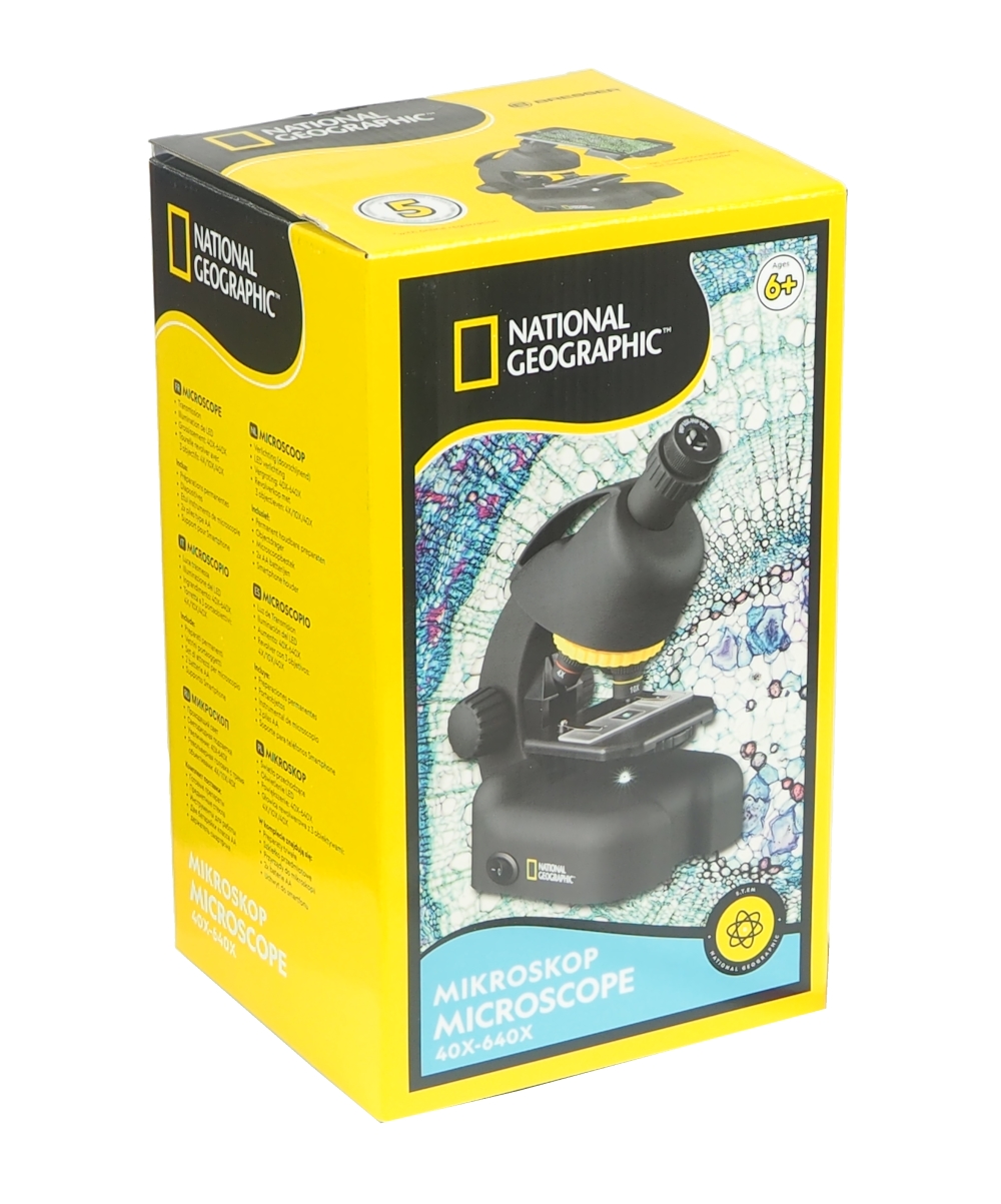 Mikroskop dla dzieci Bresser National Geographic 40x, 640x