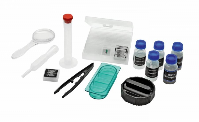 Mikroskop szkolny Bresser National Geographic 40x, 640x - akcesoria