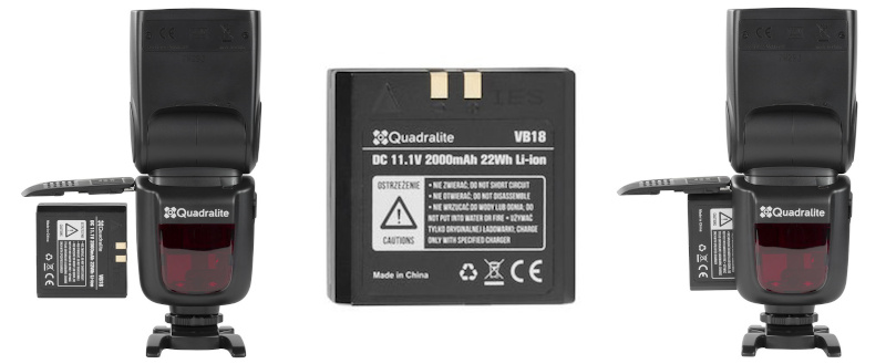 Lampa błyskowa Quadralite stroboss 60evo do Canona z akumulatorem