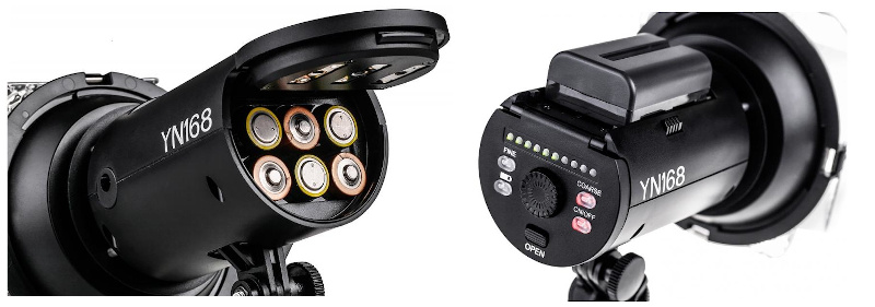 Zasilanie lampa led yongnuo yn168