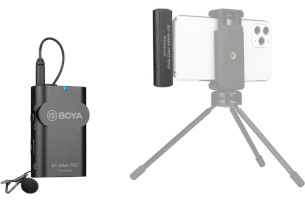 Zestaw bezprzewodowy do rejestracji dźwięku Boya BY-WM4 Pro K3 ze złączem Lightning