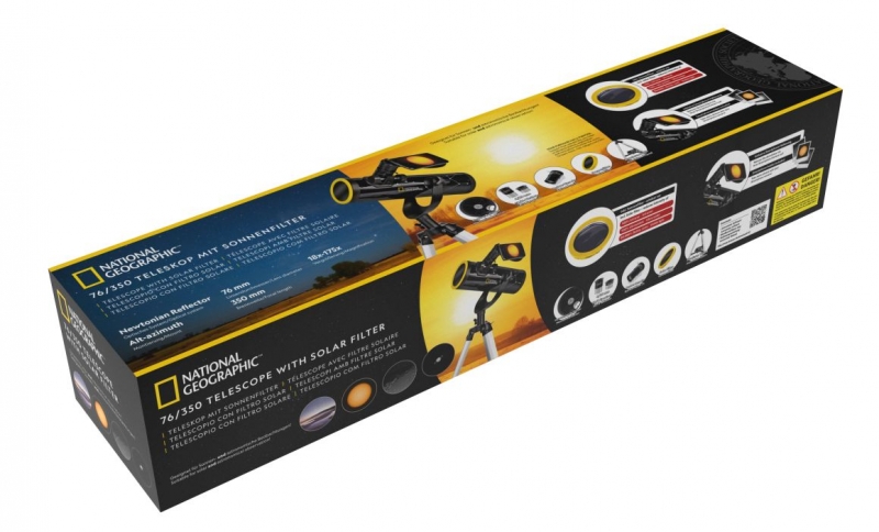 Teleskop dla początkujących Bresser National Geographic 76/350 mm AZ