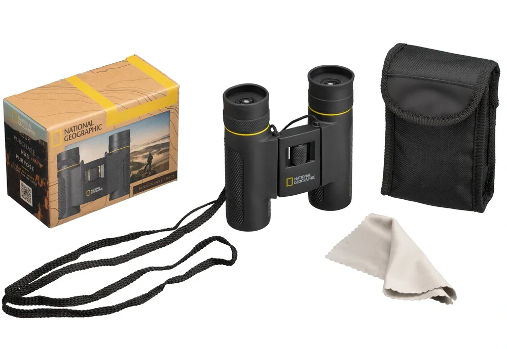 Lornetka dla dziecka Bresser National Geographic 10x25 2023 - pokrowiec