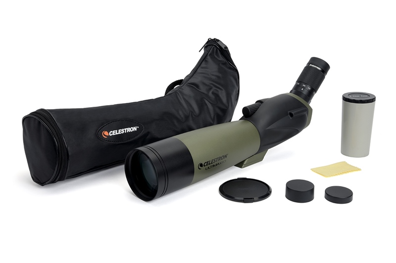 Luneta obserwacyjna Celestron Ultima 80 - kątowa z wyposażeniem