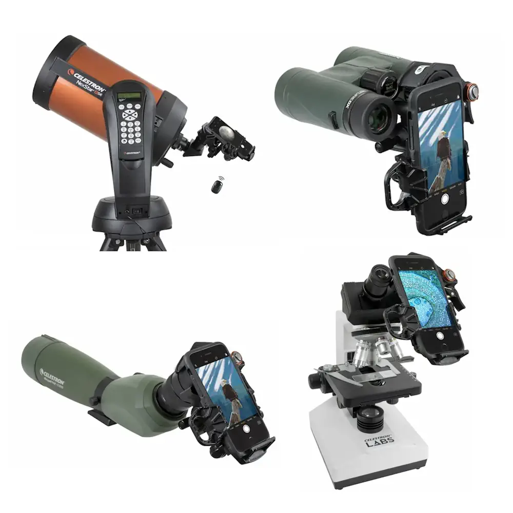 Fotograficzny adapter do smartfona z pilotem BT Celestron NexYZ DX
