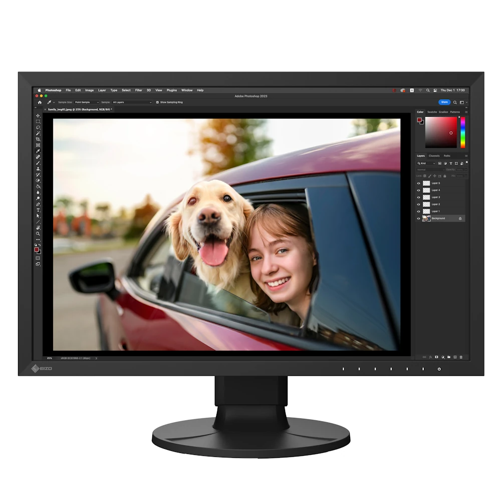Monitor dla grafika monitor Eizo CS2400R monitor 24 cale - HDMI, USB, DisplayPort