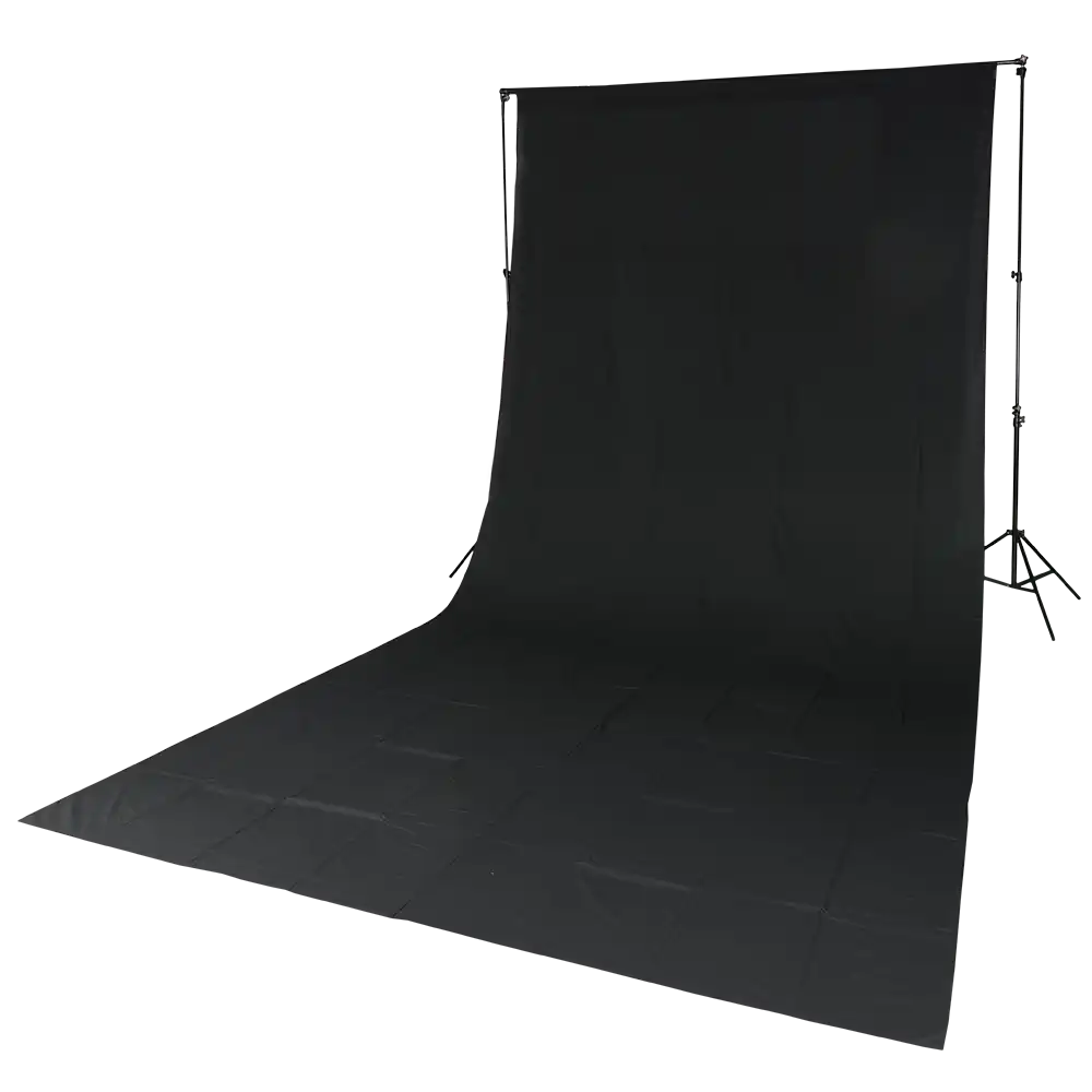 Tło fotograficzne Genesis Gear Chromakey 180x280 z rękawem czarne - sklep