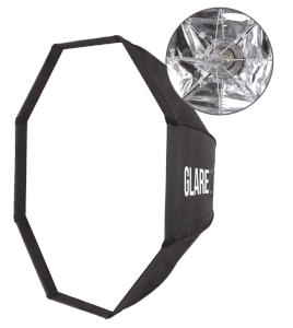 Softbox oktagonalny octa GlareOne Easy Fold 80 cm - mocowanie bowens