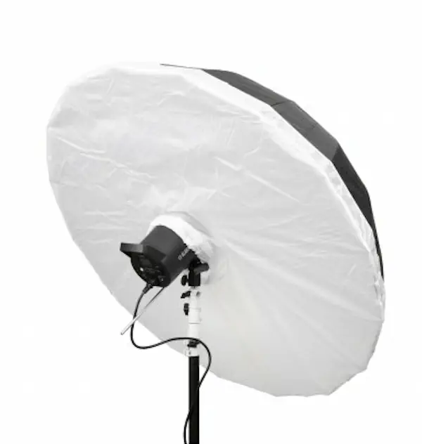 GlareOne parasolka fotograficzna z dyfuzorem 110 cm biały - sklep fotograficzny