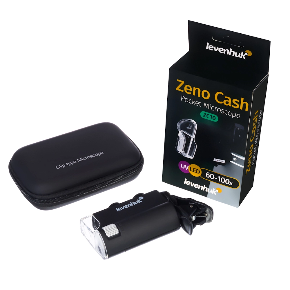 Mikroskop cyfrowy do telefonu Levenhuk Zeno Cash ZC10