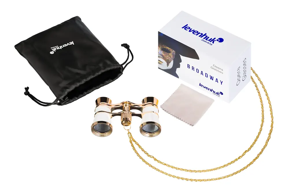 Lornetka do opery Levenhuk Broadway 325B Opera Glasses biały