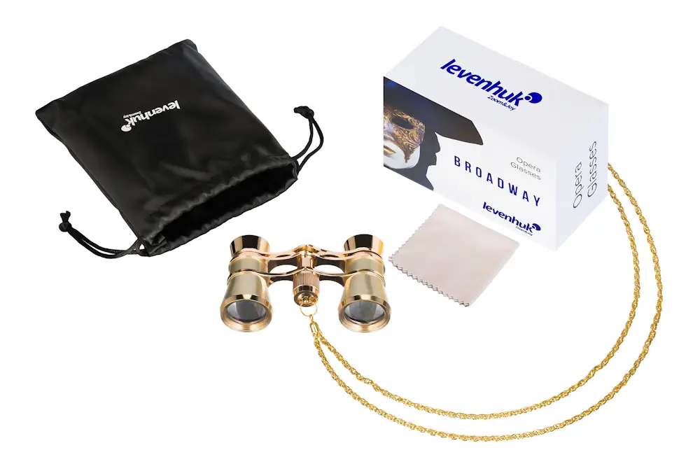 Lornetka do opery Levenhuk Broadway 325B Opera Glasses złoty