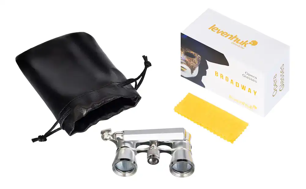 Lornetka do opery Levenhuk Broadway 325E Opera Glasses srebrny
