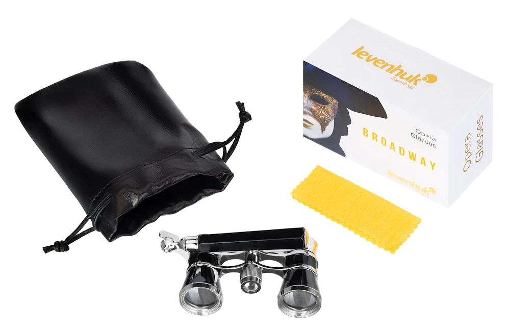 Lornetka do opery Levenhuk Broadway 325E Opera Glasses czarny