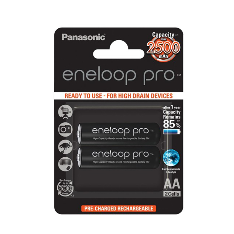 Akumulator panasonic eneloop pro R6/AA 2500mAh – 2 szt blister
