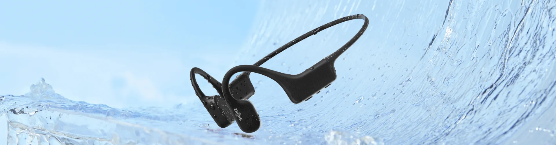 Słuchawki do pływania Shokz OpenSwim 8 godzin działania na jednym ładowaniu