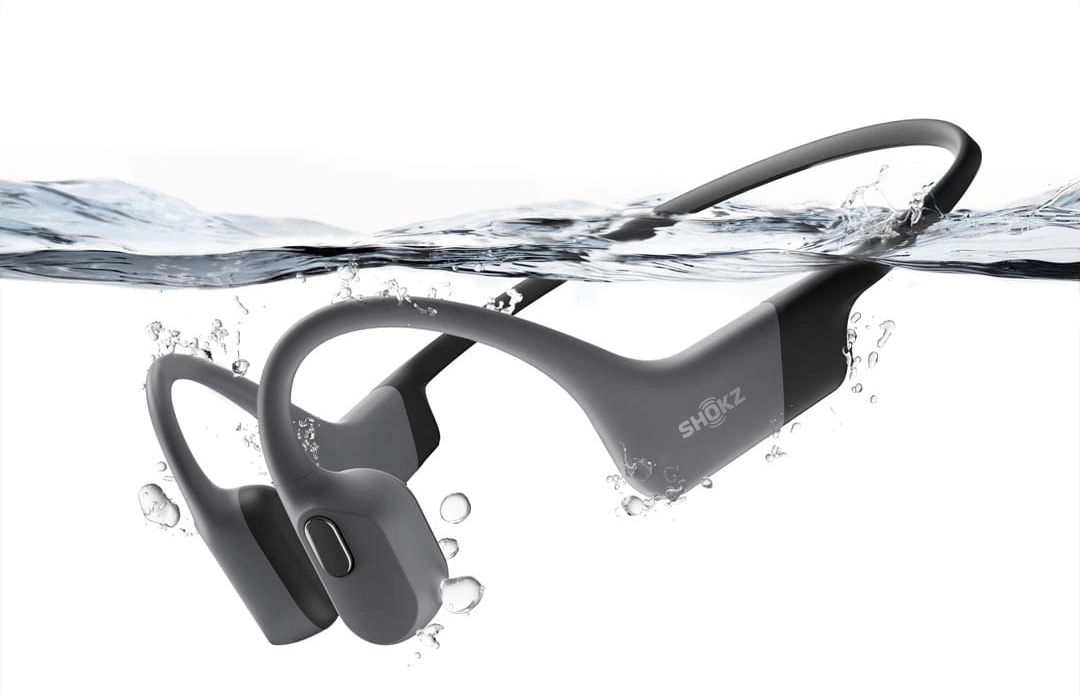 Bezprzewodowe słuchawki do pływania Shokz OpenSwim Pro Grey