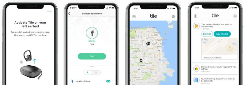 Słuchawki bezprzewodowe douszne bluetooth skullcandy Indy Fuel lokalizacja