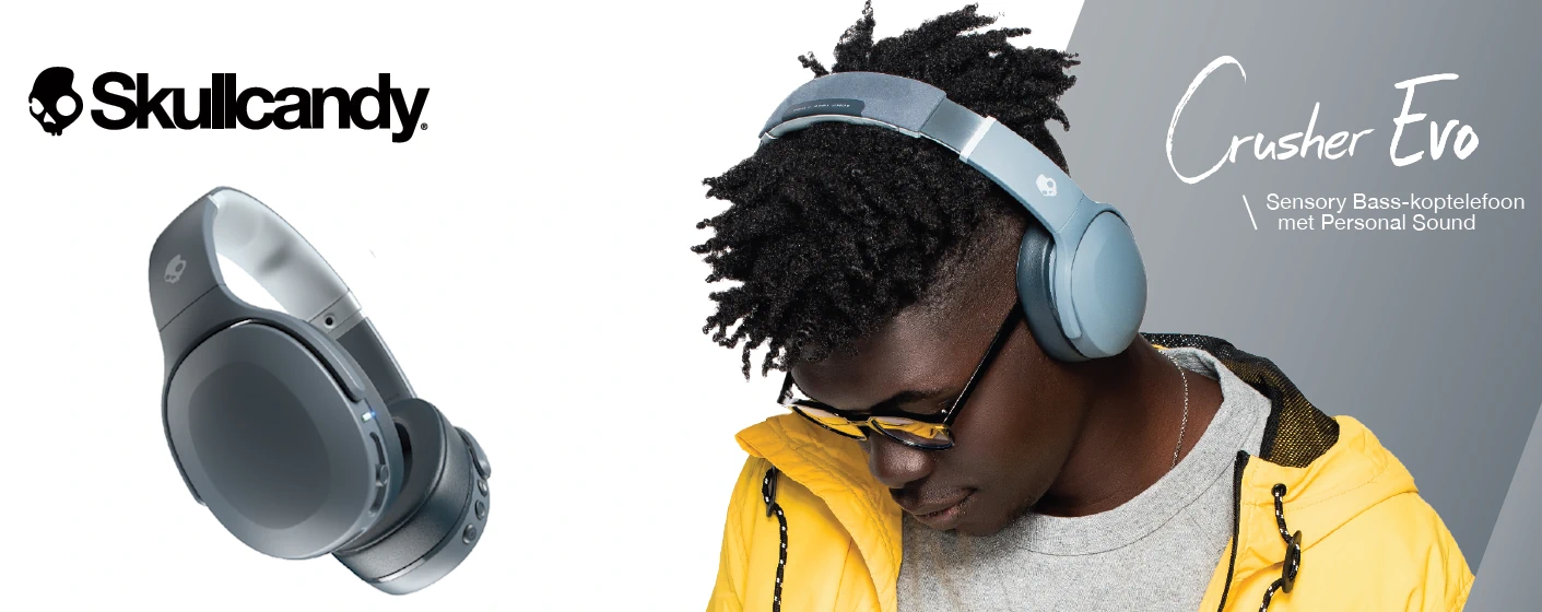 Słuchawki bezprzewodowe Skullcandy Crusher Evo Wireless Chill Grey