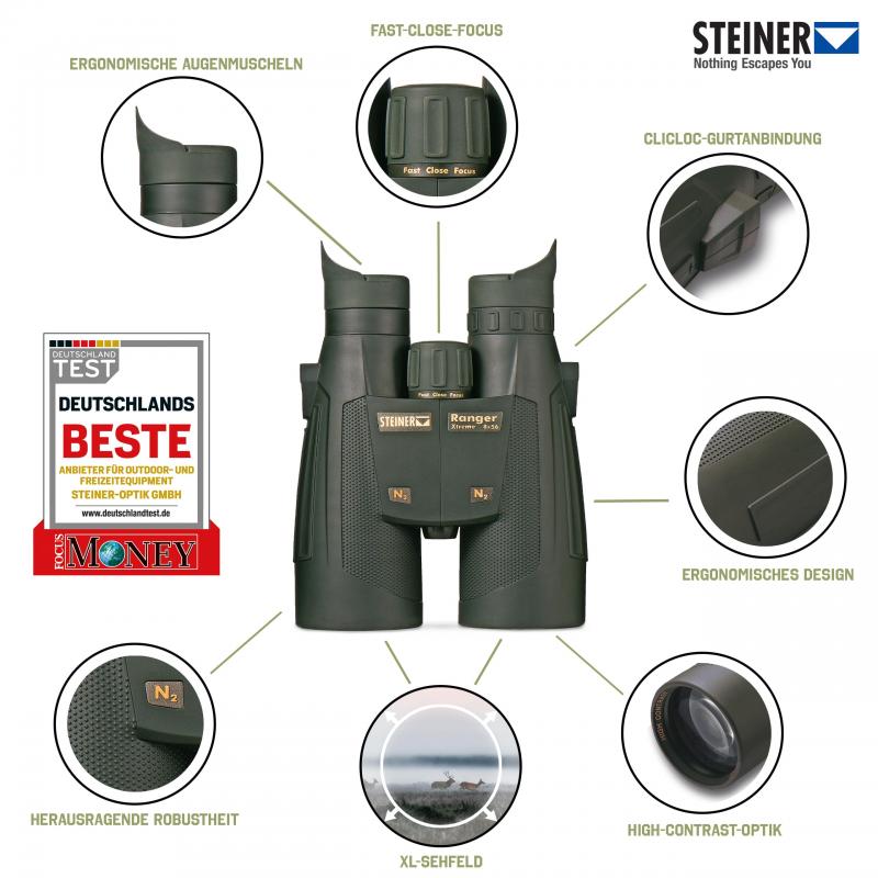 Lornetka myśliwska Steiner Ranger Xtreme 8x56