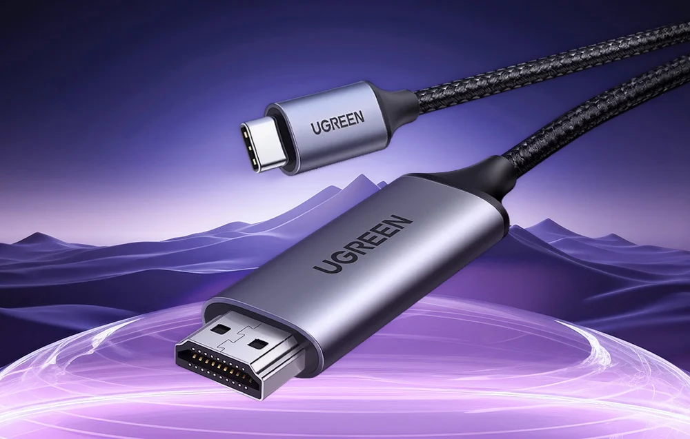 Kabel USB C - HDMI 4K UHD Ugreen MM142 1.5m czarny