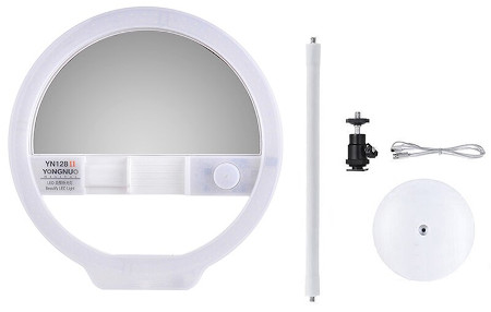 Lampa pierścieniowa LED Yongnuo YN128 II - WB (3200 K - 5500 K)